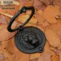 Heurtoir de porte en fonte massif à tête de lion