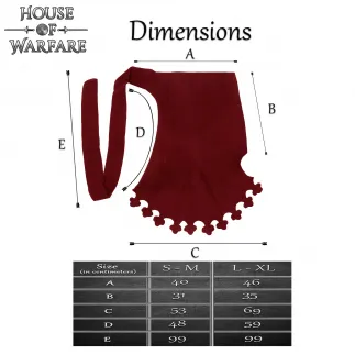Chaperon  en laine bordeaux Liripipe de la fin du Moyen Âge
