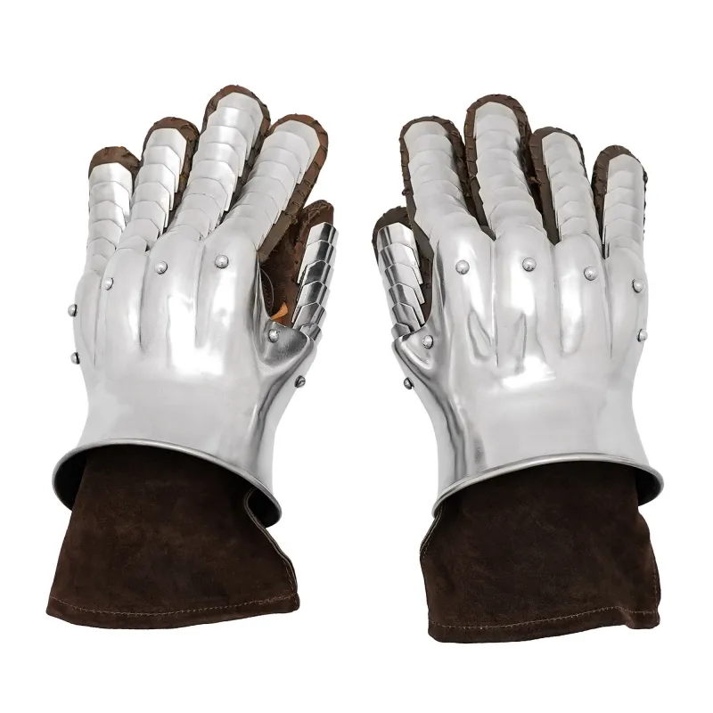 Gantelets  de chevalier en acier 1.6mm