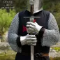 Gantelets  de chevalier en acier 1.6mm