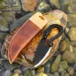 Couteau médiéval forgé à la main avec étui en cuir véritable Couteau médiéval forgé à la main avec étui en cuir véritable