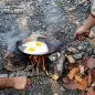 Poêle pour campement forgé àla main