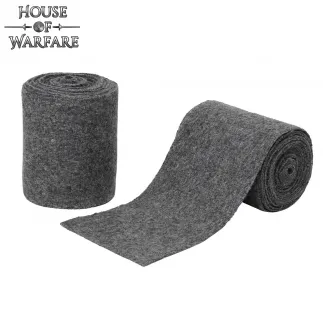 Jambières en laine viking/saxonne/nordique pour costume de reconstitution Winingas LARP SCA