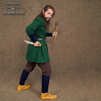 Jambières en laine viking/saxonne/nordique pour costume de reconstitution Winingas LARP SCA