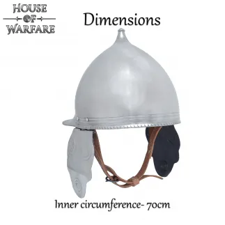 Roman Montefortino Steel Helmet 16 gauge