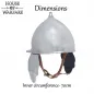 Roman Montefortino Steel Helmet 16 gauge
