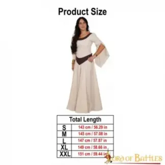 Medieval Country Maiden Light Cotton Dress