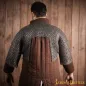 Chainmail Half Haubergeon Joined Sleeves Voiders Round Ring Rivet, ID 9mm, Mild Steel