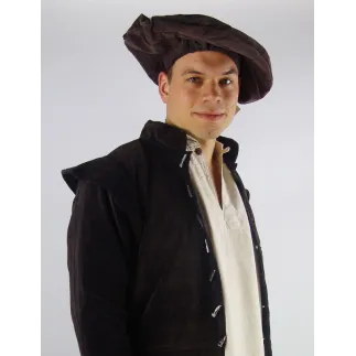 Béret médiéval, en velour fin