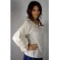 Chemise avec dentelles, manches longues