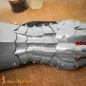 Gantelets de cuirassier de la fin du Moyen Âge