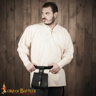 Boursse en cuir homme médiévale