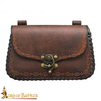 Bourse en cuir véritable