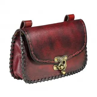 Bourse en cuir véritable