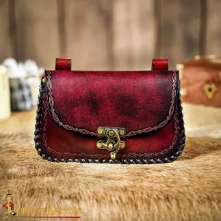Bourse en cuir véritable