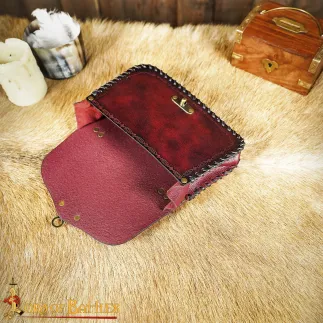 Bourse en cuir véritable