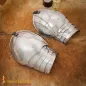 Épaulières gothiques en acier de calibre 16 mm