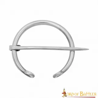 Fibule pour cape viking en acier inoxydable