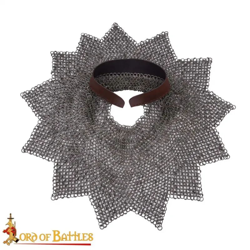 colletin de maille rivetés 9mm