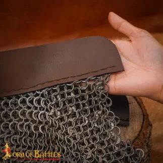 colletin de maille rivetés 9mm