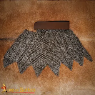 colletin de maille rivetés 9mm