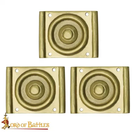 Décoration romaine en laiton massif 3Pcs