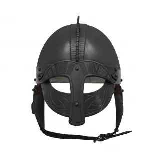 Casque Viking noirci avec doublure rembourrée