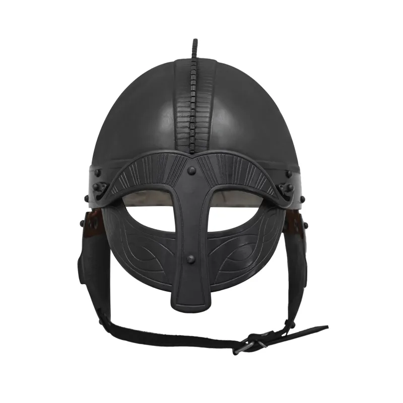 Casque Viking noirci avec doublure rembourrée