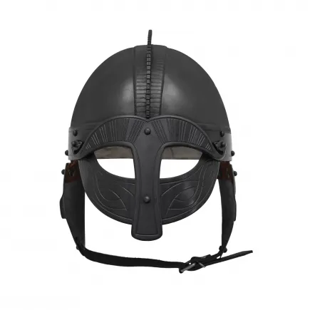 Casque Viking noirci avec doublure rembourrée