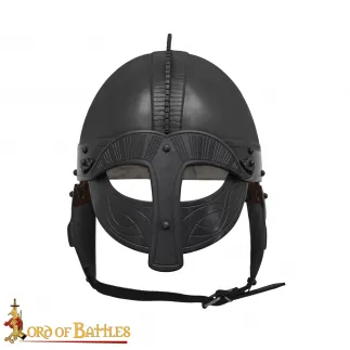 Casque Viking noirci avec doublure rembourrée