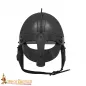 Casque Viking noirci avec doublure rembourrée