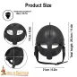 Casque Viking noirci avec doublure rembourrée