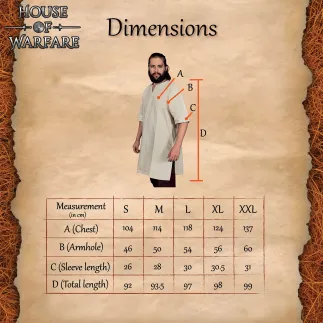 Tunique classique en toile viking