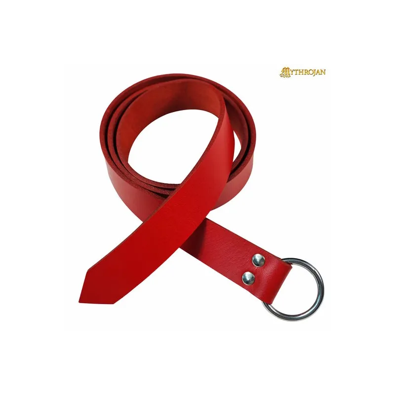 Ceinture viking médiévale en cuir avec anneau Ceinture viking médiévale en cuir avec anneau