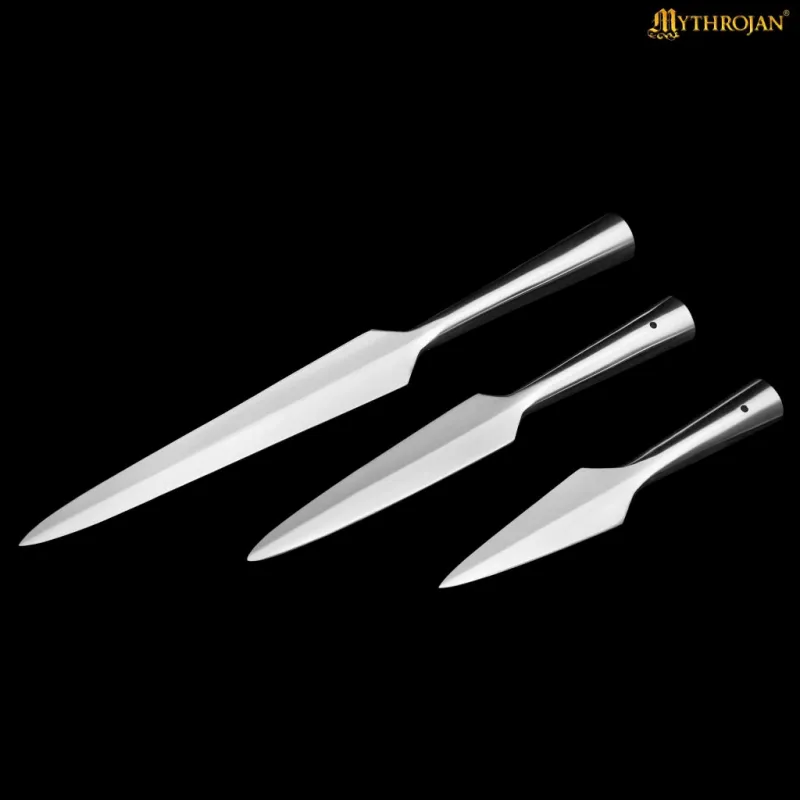 Pointe de lance médiévale mythique pointue, reconstitution de bataille, pointe de lance viking SCA Pointe de lance médiévale mythique pointue, reconstitution de bataille, pointe de lance viking SCA