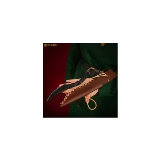 Couteau à pointes avec manche torsadées et avec étui