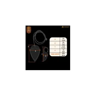 copy of Couteau à anneau celtique Mythrojan avec étui en cuir noir