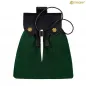 Petite pochette médiévale en cuir , sac banane Renaissance pour GN - Vert