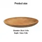 es Assiette en bois médiévale, faite en bois dur, fabriqués à la main, environ 23 cm de diamètre es Assiette en bois médiévale, faite en bois dur, fabriqués à la main, environ 23 cm de diamètre