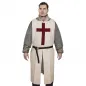 Tabard en toile de coton pour chevalier croisé médiéval