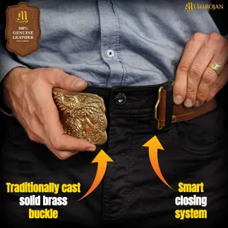 Ceinture velcro Mythrojan « URBAN VIKING » pour les KILTS ET JEANS des guerriers modernes