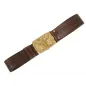 CEINTURE VIKING URBAINE Mythrojan AVEC BOUCLE EN LAITON MASSIF ODIN RAVEN et cuir véritable gaufré CEINTURE VIKING URBAINE Mythrojan AVEC BOUCLE EN LAITON MASSIF ODIN RAVEN et cuir véritable gaufré