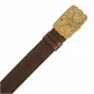CEINTURE VIKING URBAINE Mythrojan AVEC BOUCLE EN LAITON MASSIF ODIN RAVEN et cuir véritable gaufré CEINTURE VIKING URBAINE Mythrojan AVEC BOUCLE EN LAITON MASSIF ODIN RAVEN et cuir véritable gaufré