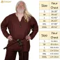 Tunique en toile Mythrojan « Raider » 100 % coton, chevalier viking médiéval SCA LARP