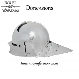 Casque salade allemand médiéval