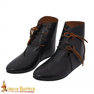 Bottes médiévale en cuir fabriquées à la main