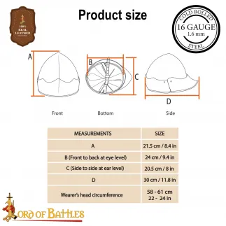 Casque salade franco-bourguignon du XVe siècle