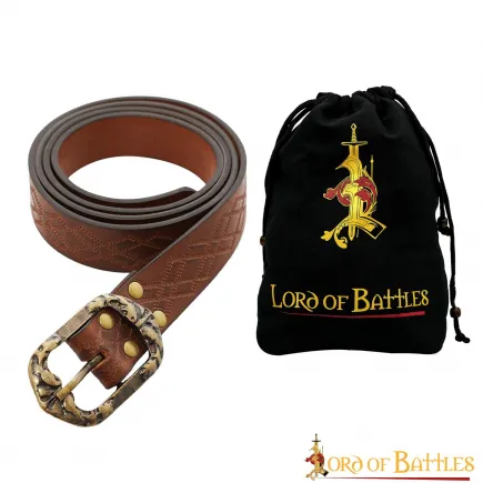 Ceinture en cuir véritable fabriquée à la main Fantasy Ranger