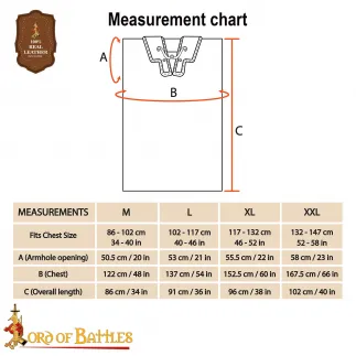 Lorica de mailles en 9mm