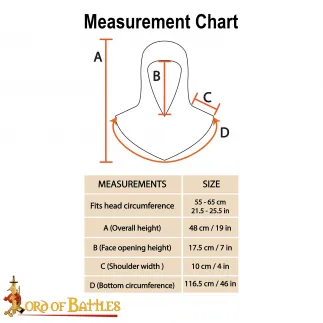 Camail ouverture en V – 10 m, calibre 16 g, acier doux,